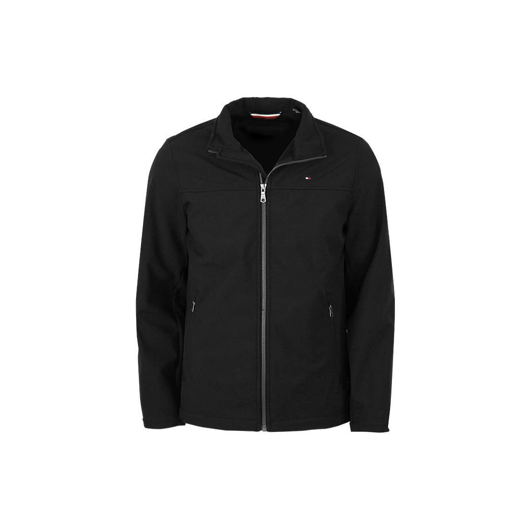 Tommy Hilfiger Vienkrāsas Stāvs Apkakles Rāvējslēdzēja