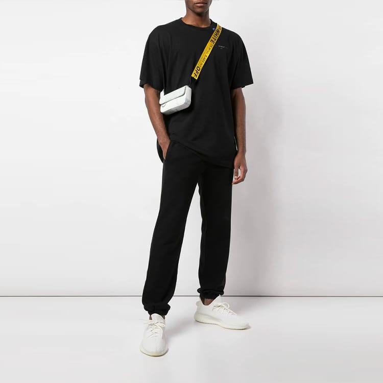 OFF WHITE FW19 T Shirt Men's Black OMAA038E191850011091