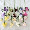 Flower Artificial Iris Wedding Hotel Restaurant Desktop Decoration Ornament Room