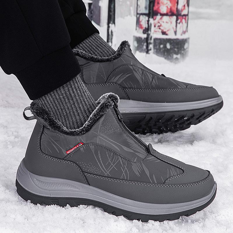 Zhang Kaili Women's Winter Plus Velvet Warm Snow Boots for Walking and Casual Wear
