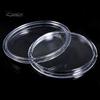 Coin Protector 10Pcs Clear Transparent Plastic Round Display Case Capsule Collecting Storage Box Holder