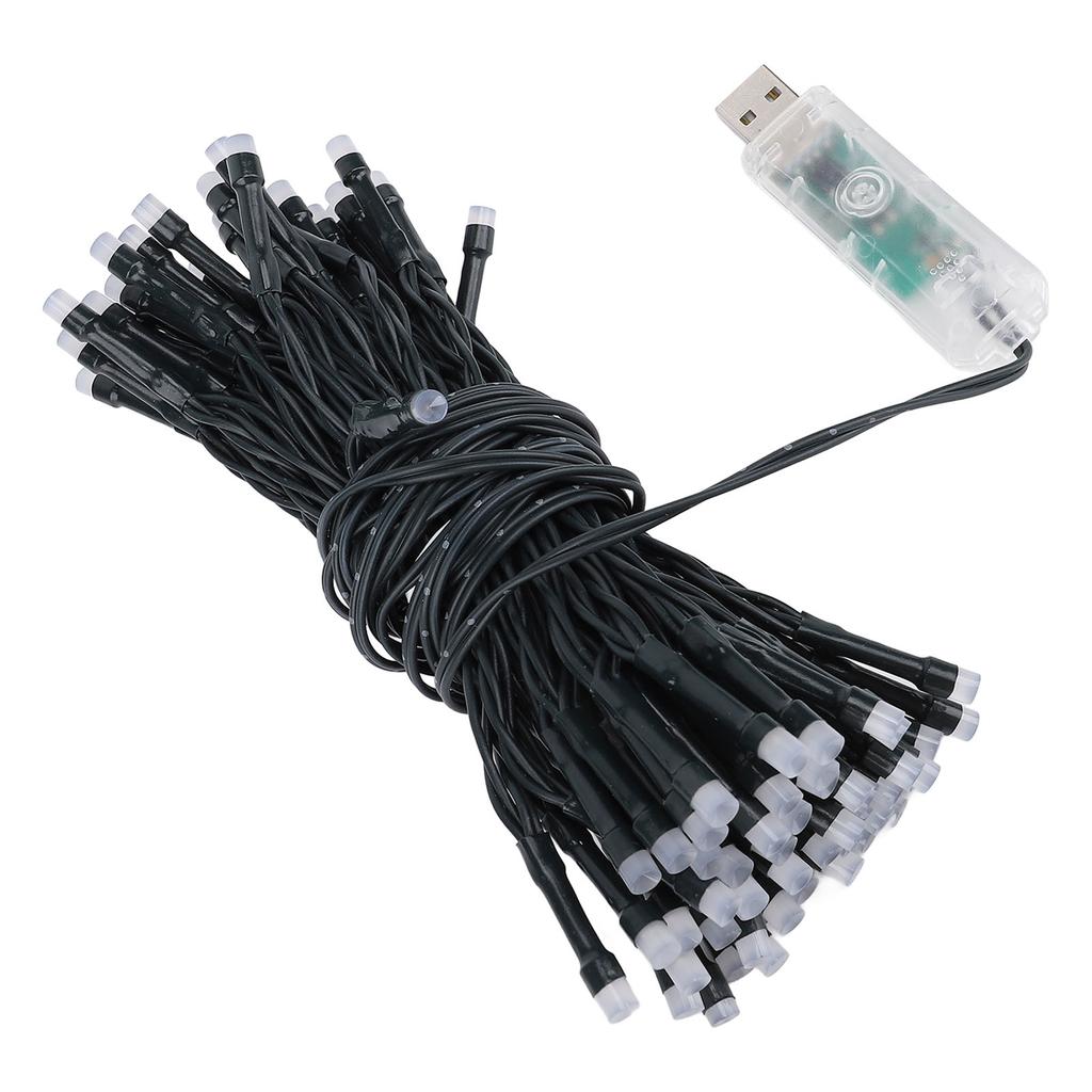 Smart Xmas Light 32.8FT 100LEDs Bluetooth RGB Color Changing Music Sync USB Xmas String Fairy Light