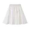 Women's Plus Size A-line Pleated High Waist Short Skirt - Summer 2025 Collection