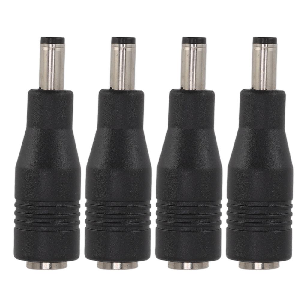 4pcs DC 6.0x4.4 Female To 5.5x2.1mm Male Adapter Laptop Power Adapter DC Power Converter