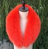 Natural Raccoon Fur Collar Scarf Genuine Fur Scarves Shawl Neck Warmer Fur Square Collar Women Long Scarf Winter Fox Fur Collar