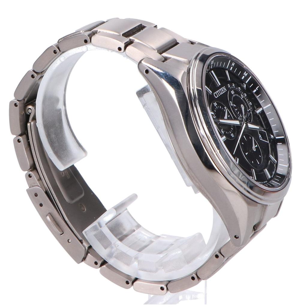 CITIZEN AT3050-51E E610-S104203 ATTESA Eco Drive Radio-Controlled Chronograph Watches SilverUsed