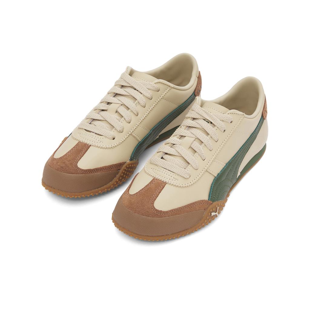 Puma Bella Ut Leather Fashion Versatile Comfortable Training Low-Top Casual Shoes Unisex Sneaker Brown Green 402186-07