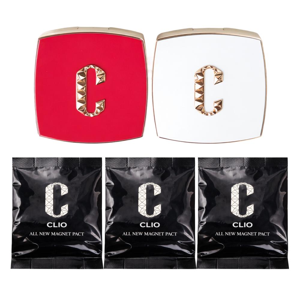 Clio All New Magnet Pact Summer 2 + Refill 3, 5 pcs, Shade 23