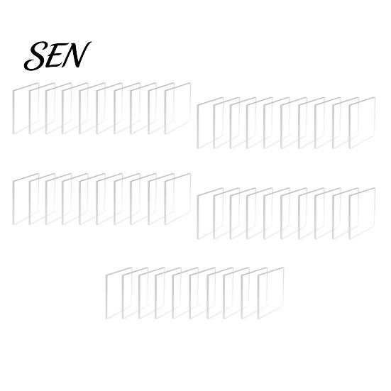 Photo Holder Magnets 10/20/50Pcs DIY Fridge Magnet Kit, Clear Acrylic Magnetic Frame with Making Kit Adhesive Backing, Custom Picture Set for Crafts