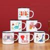OLOEY Kids' Creative Enamel Cartoon Mug
