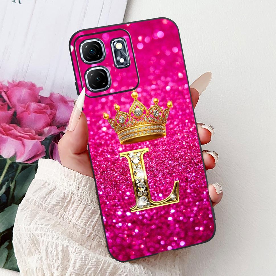 For Infinix Hot 50i Case Stylish Letter Cover X6531 X6531B Soft Silicone Phone Case For Infinix Hot 50i Hot50i Back Cover