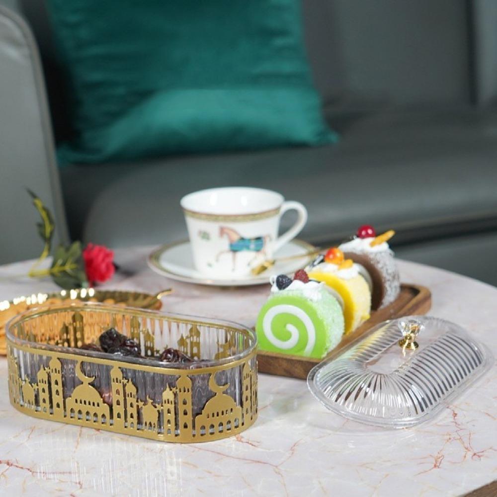 Eid Decoration Ramadan Food Tray Candy Snacks Organizer Box  Islamic Muslim Party  Decor