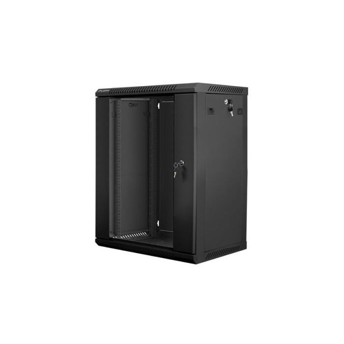 Rack mural 19" - Lanberg - WF01-6415-10B - 15U - 600x450mm - Noir