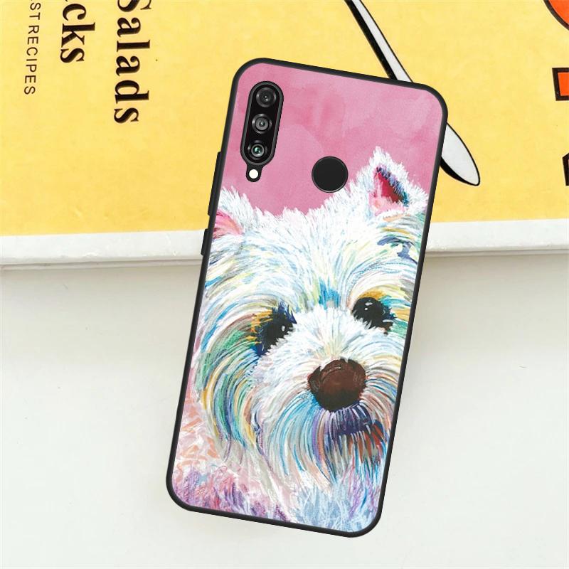West Highland Terrier Westie For Huawei Nova 3i 7i 8i 11i Y60 Y70 Y90 Y61 Y91 Nova 11 9 10 SE P30 Pro P20 P40 Lite Case