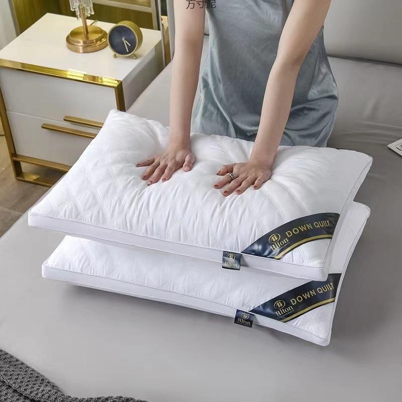 Feather Velvet Soft Pillow Set - Two-Pack for Adults