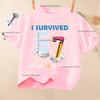 Summer Short Sleeve 67 Six Seven Kid T-Shirt Funny Round Neck Cute Tee Boy Girl Tops Casual Fashion Polyester Children's T-Shirt