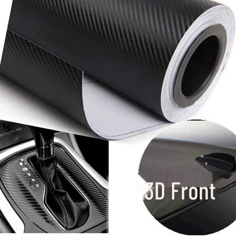 Carbon Fiber Car Door Protection Film - Anti-Collision Color Change, 3D/5D/6D Texture, 30CM Tape, Pedal Modification Strip.