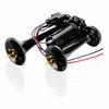 Hyack Air Horn, High-Volume Air Horn, Yankee-Style Horn, Car Horn, Bear-Repellent Horn, Dolce (24V Black)
