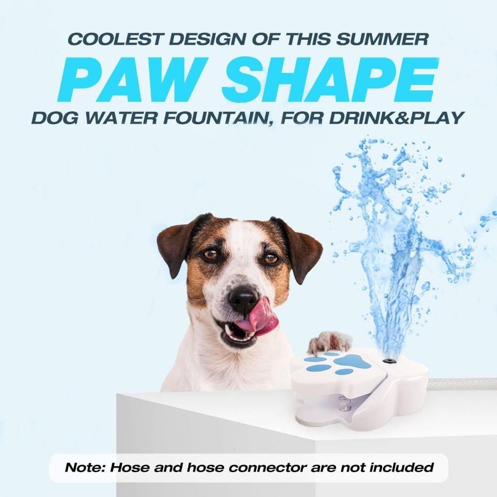 New Adjustable Dog Sprinkler Water Fountain Easy to Install Dog Supplies Pressure Pet Feeder Durable Dog Water Fountain Outdoor