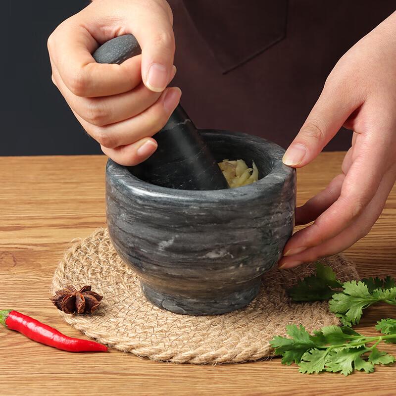 Набор ступки и пестика ZISIZ из мрамора