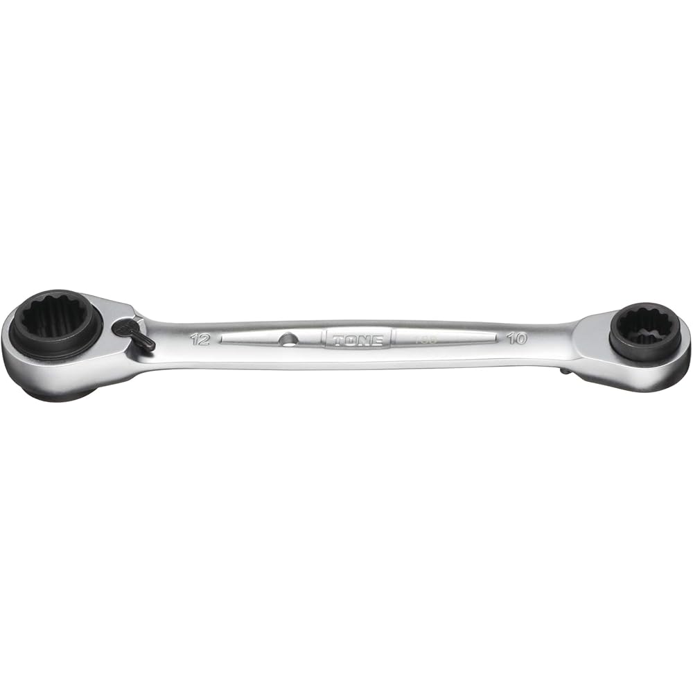 TONE 4WAY Ratchet Wrench RMW-0813 8mm 10mm 12mm 13mm Dual Size Tool