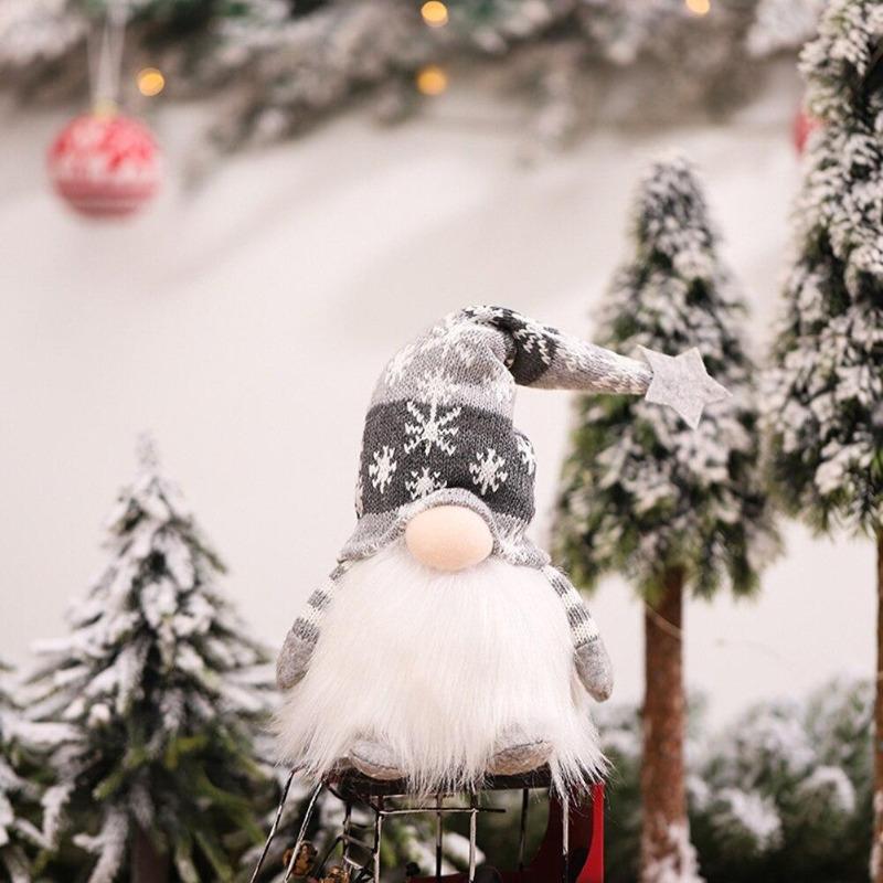 Osvětlená panenka bez tváře panenka Rudolph Dwarf Halloween panenka bez tváře Dwarf Old Man Rudolph Party