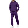 Men's Two-piece Hoodie Sweatshirt And Jogging Pants Tracksuit