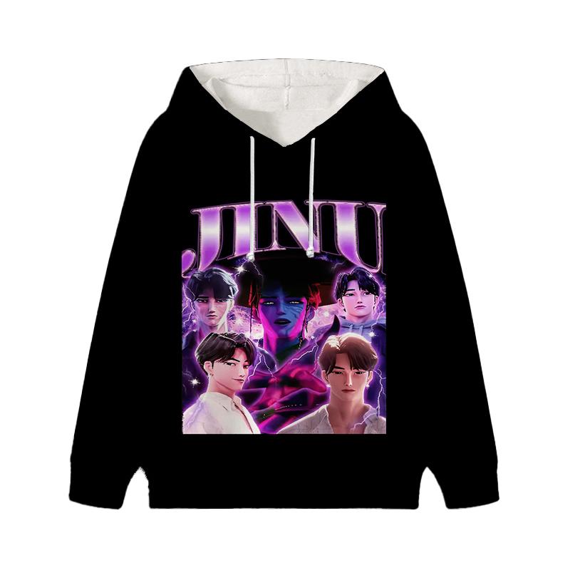 Dämonenjäger Zoey Rumi Mira Sweatshirt KPop Huntrix Girl Kinder Hoodie Kinder Saja Jungen Pullover Harajuku Herbst Winter Oberteile