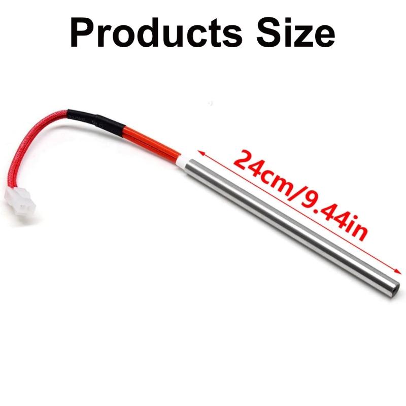 Start Ignitions Stick Heating Stove Component Stove Igniter Metal Heating Rod Stainless Steel Texture for Various Stove