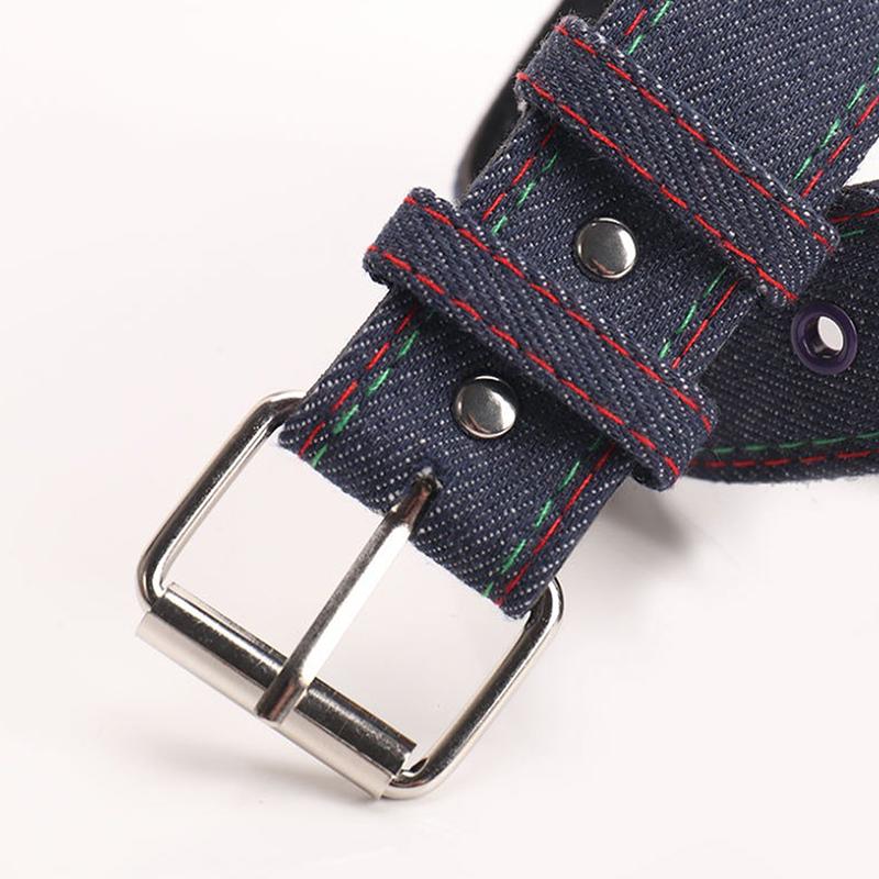 Women'S Y2K Belt With Plaid Denim Jeans Decoration Dopamine Belt Accessories For American Hot Girl