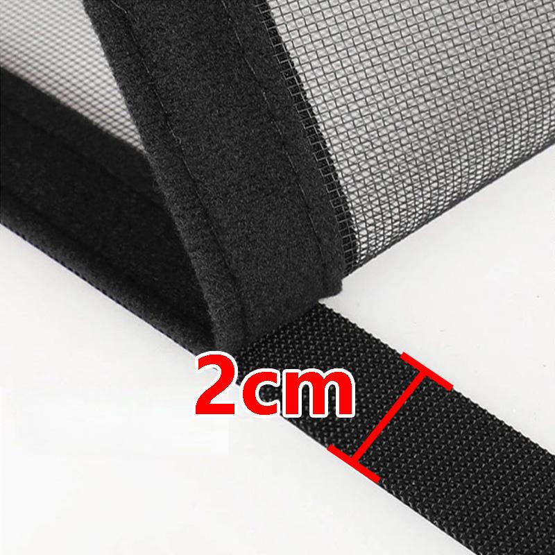 

Window mosquito net, insect screen, invisible black polyester fiber mosquito and fly net suitable for door and window screens... black - 180x80cm