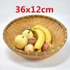 Natural Handmade Bamboo Baskets Fruit Vegetables Bread Rattan Steamed Storage Basket Home Tableware Storage Box Bread Basket