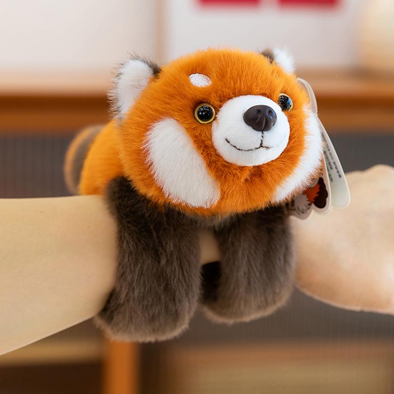 Adorable Panda Snap Bracelet & Magnet Plush Doll Gift for Kids