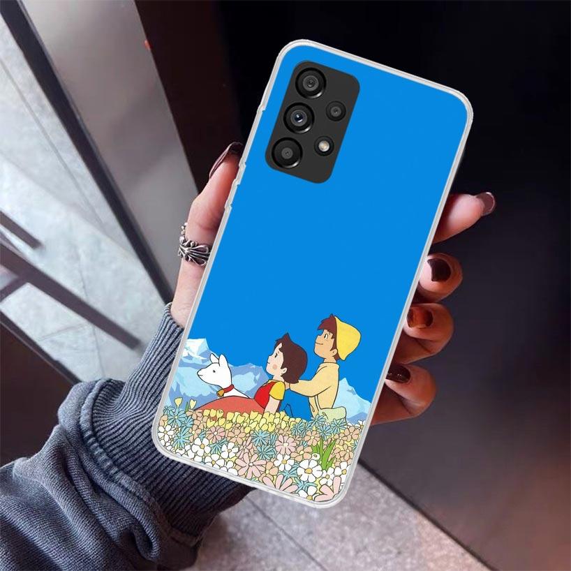 

Heidi Cute Cartoon Phone Case For Samsung Galaxy A52 A51 A50S A32 A22 A12 A02S A72 A71 A31 A70 A30S Note 20 Ultra 10 Plus S10 Ga Samsung A50S