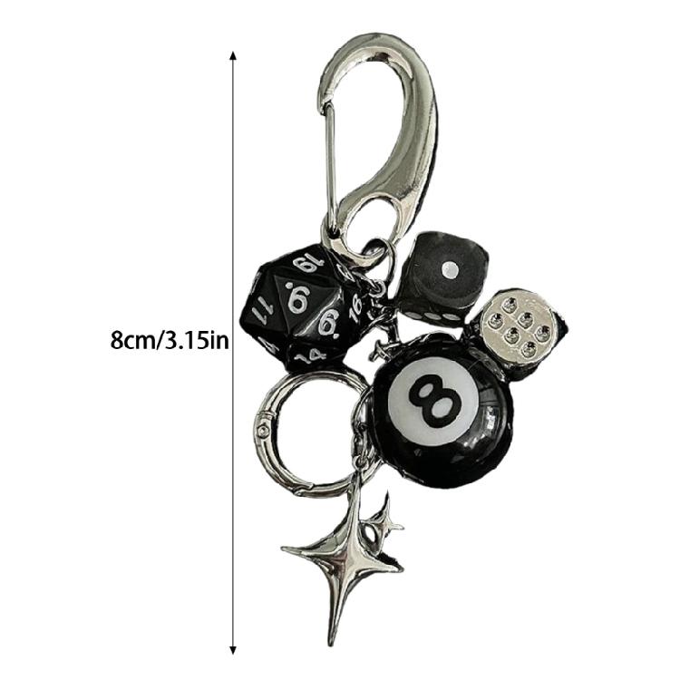 Fashionable Dices Style Phone Bag Adornment Designed For Those Who Appreciate Unique Details And Versatility