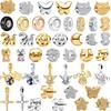 Original 925 Silver Charms Moon Star Sun Tree of Life Butterfly Beads Pendants Fit Bracelet Necklace DIY Jewelry Gift