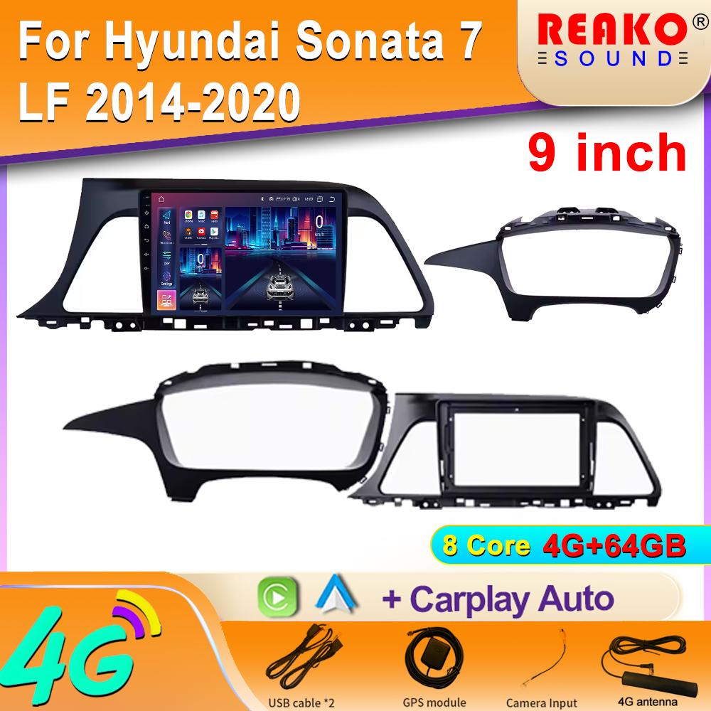 

Автомобильное радио Android для Hyundai Sonata 7 LF 2014 2015 2016 2017-2020 GPS-навигация Авто Стерео Мультимедийный Плеер 2din 5G Wifi 8 core 4GB+64GB