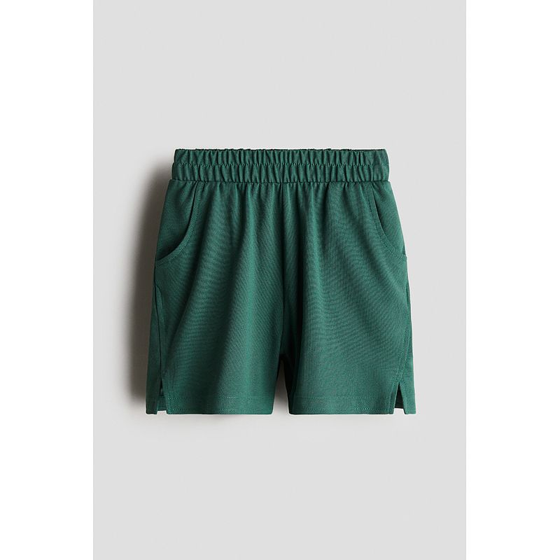 

Детская одежда HM Шорты для мальчиков 2025 Лето Новые Прямые Крутые Пике Coolmax® Спортивные штаны 1285342 Dark green 150/66(10-12Y)