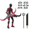 ABS Shapeshift Robot Robot Dummy Action Figures Desktop Decoration 3D Printed T13 Action Figure Model Multi-Jointed Movable