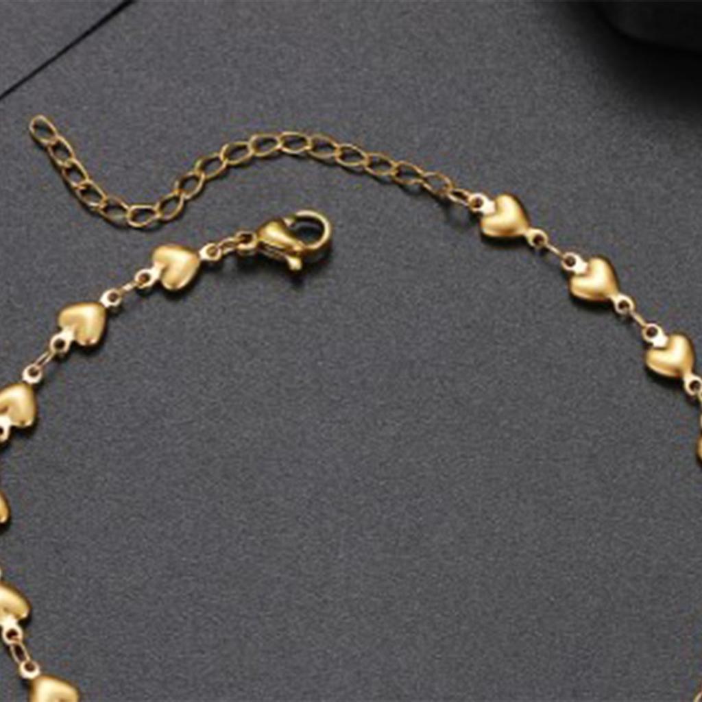 Legierung Armband Modisch Exquisit Gold Herzform Herren Damen Armband für den täglichen Gebrauch