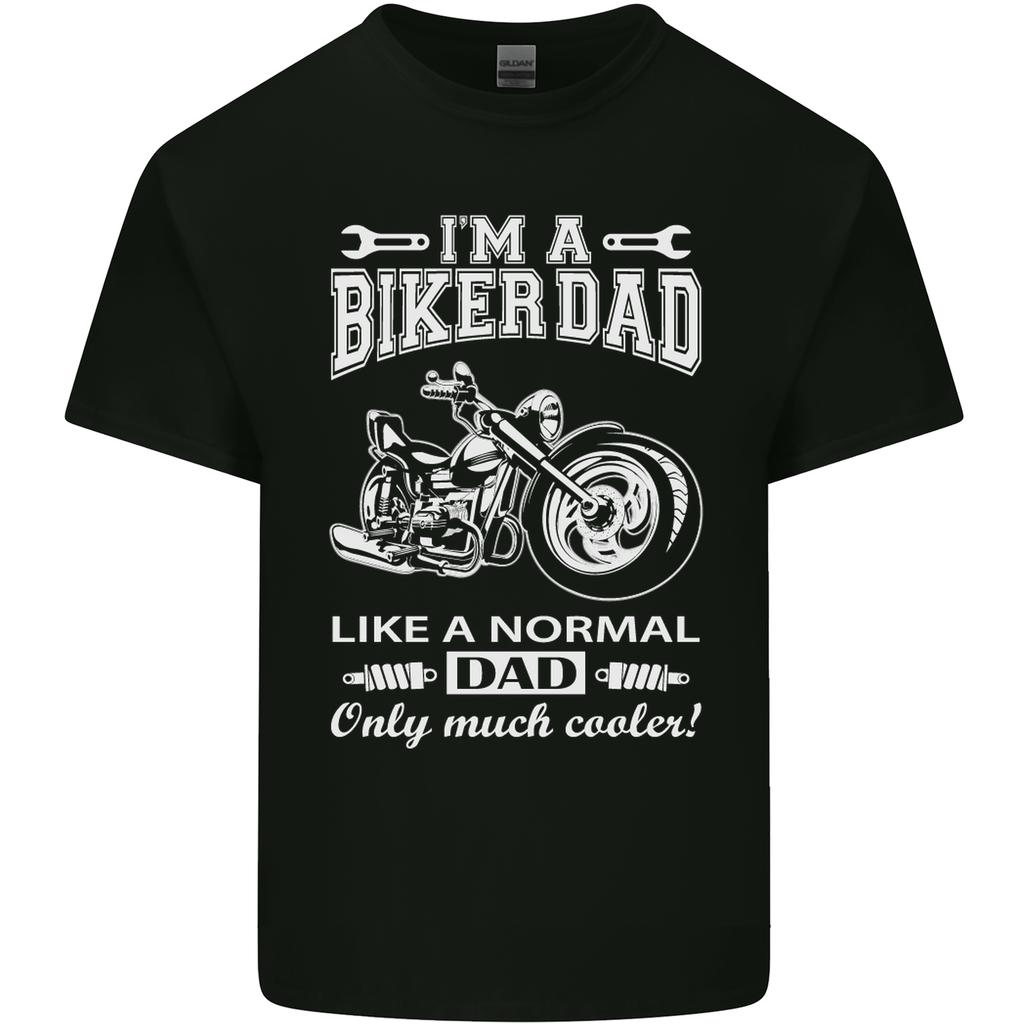 Biker A Normal Dad Fathers Day Motorcycle Unisexs Light Cotton TShirt