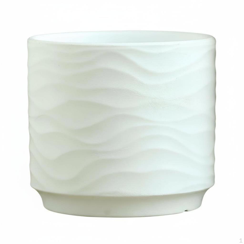 Ceramic Flower Pot with Tray, Modern Minimalist Design, Ins Inspired, Desktop Planter for Home