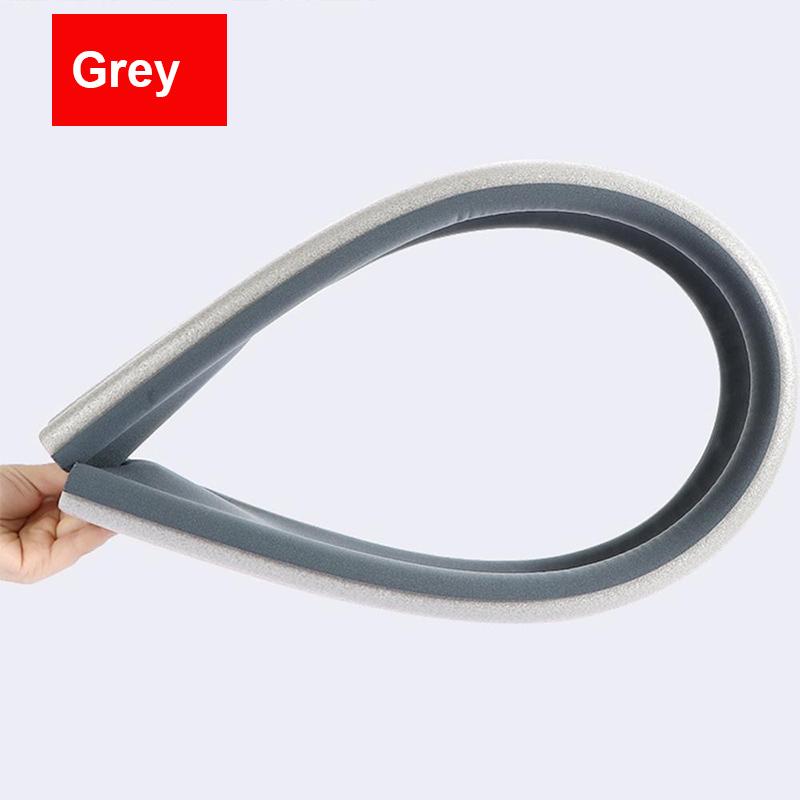 

1 шт., 97 см, высокое качество, гибкое нижнее уплотнение двери, двойной проект Dodger Guard, дверной стопор, пылезащитный оконный уплотнитель, акустическая пенопластовая панель серый