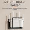 No-Drill Router Shelf Wall Mount Holder Router Storage Box Router Storage Rack  Living Room