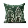 Breathable Christmas Pillowcases Sofa Home Decor Throw Pillow Case  for Sofa Couch Living Room
