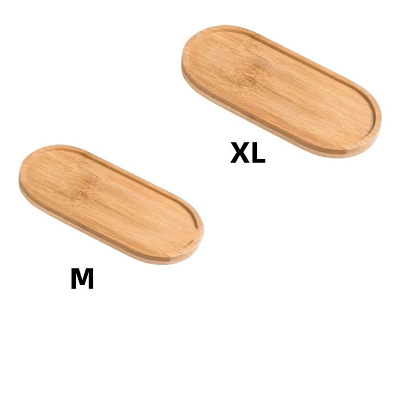 Wooden Pallet Rectangular Base Water Tray Basin Support Round Small Chassis Basin Pad Waterproof Bamboo Tray