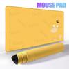 Mouse Pads Anime Extended Gamer Mechanical Keyboard P-pokemon Desk Offices Accessories Psyduck Carpet Gaming Notbook PC Deskrugs
