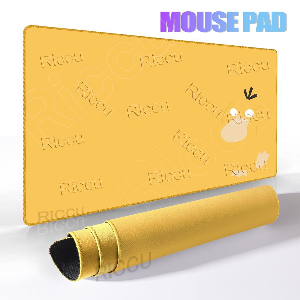 Mouse Pads Anime Extended Gamer Mechanical Keyboard P-pokemon Desk Offices Accessories Psyduck Carpet Gaming Notbook PC Deskrugs