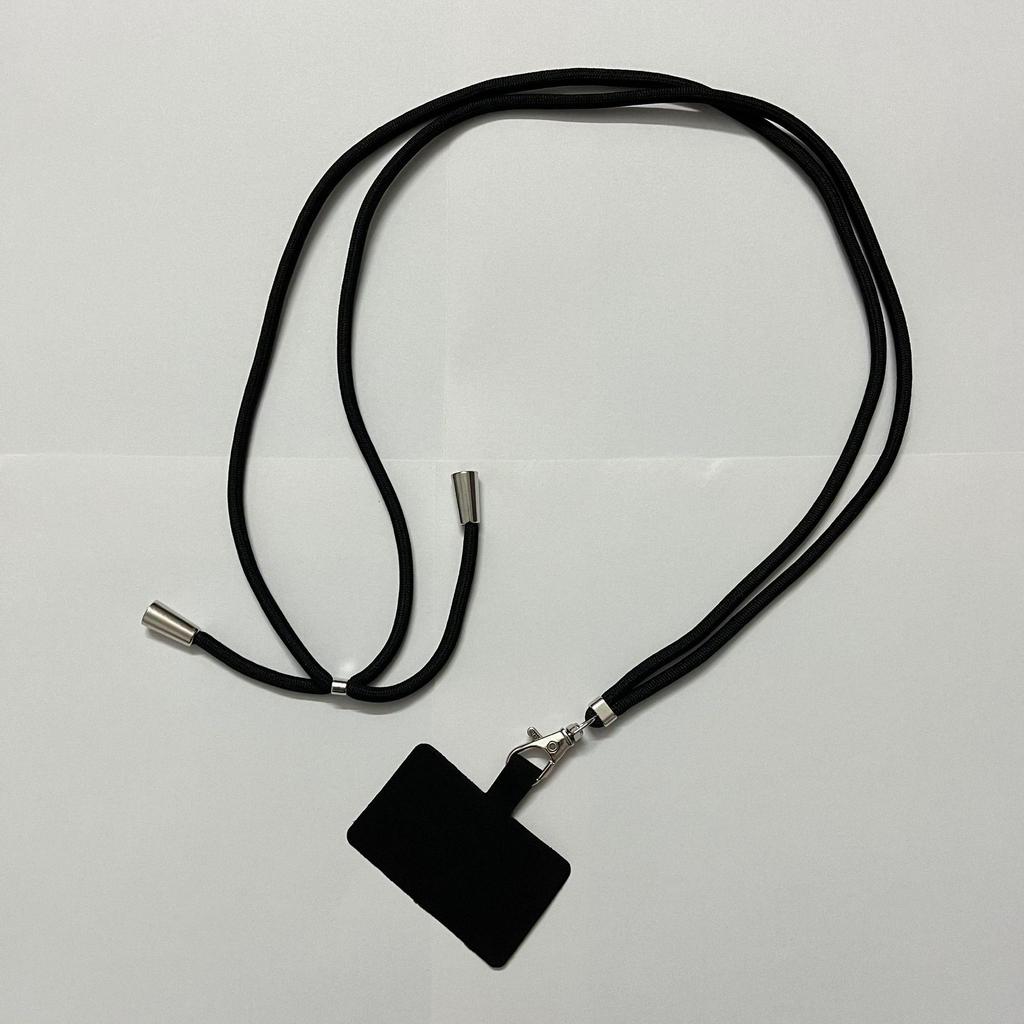 Adjustable Crossbody Mobile Phone Lanyard - Nylon Anti-Lost, Anti-Drop Neck Strap with DIY Gasket