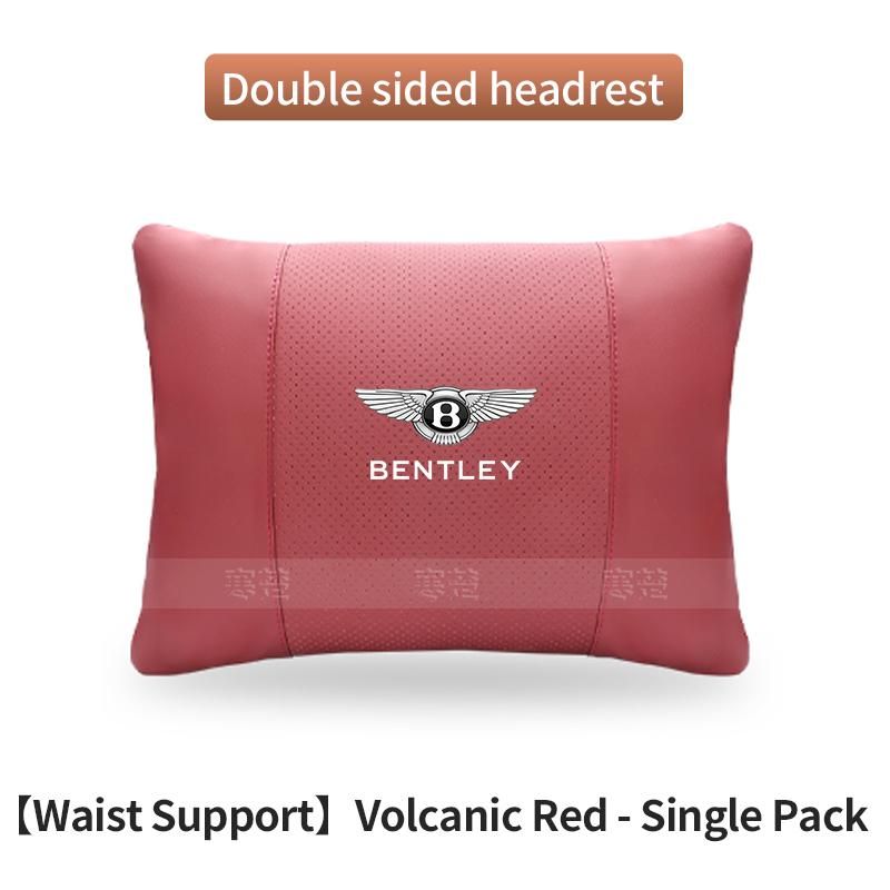 Car Headrest Neck Support Lumbar Cushion Soft Neck Pillow For Bentley Continental GT MULLINER Bentayga Flying Hurtling Spurlogo bzlk8